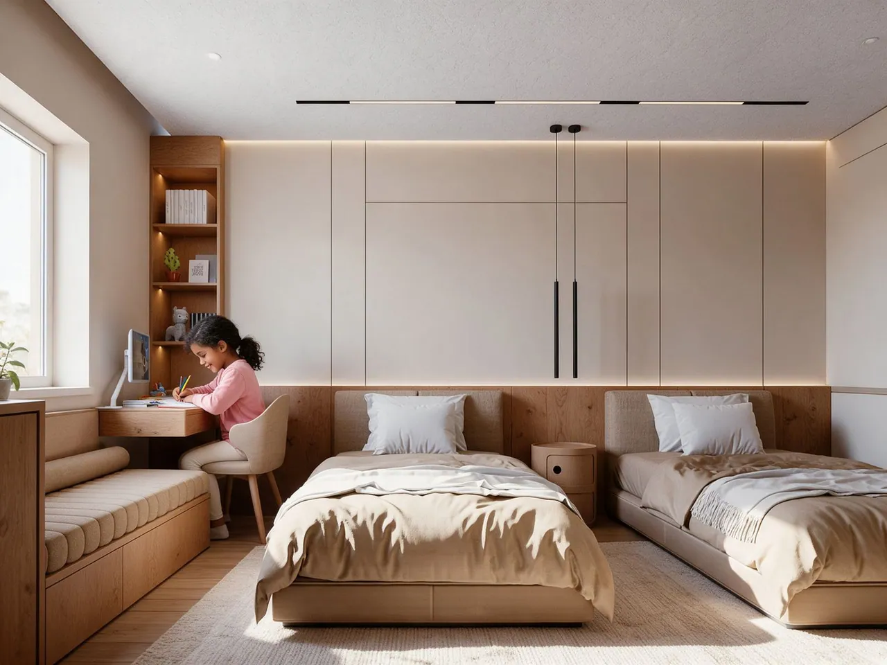 Oak Residence — Kids bedroom